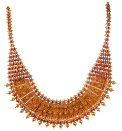 SYRANDRI N 0706-13(chettinadu design  gold necklace)