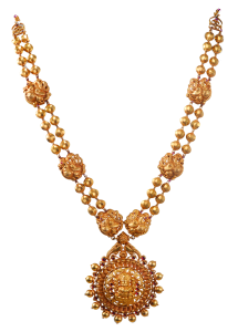 SYRANDRI N 0711-13(CHETTINADU DESIGN GOLD NECKLACE)