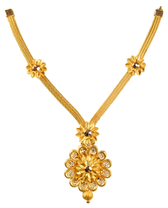 PURABI N 1915-13 (calcutta design gold necklace)                                                                             
