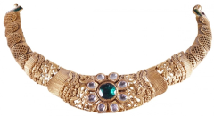 Syrandri  N 1954-13 (Kerala chettinad gold necklace )