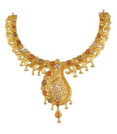 PURABI N 3173-13(CALCUTTA DESIGN GOLD NECKLACE)