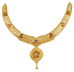 PURABI N 3189-13(CALCUTTA DESIGN GOLD NECKLACE)