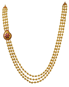 PURABHI N-3246-13 (CULCUTTA DESIGN GOLD NECKLACE) 