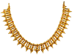 POURVIKA N 3277-13(TRADITIONAL GOLD NECKLACE)