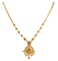 SAHARSHA N 5093-13(Polki design gold necklace) 