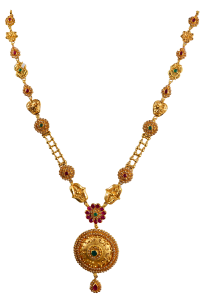 SAHARSHA  N  5245-13 (Polki design gold necklace) 