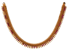 SYARNDRI N 1585-14(chettinadu design gold necklace) 
