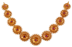 SYARNDRI N 1586-14(chettinadu design gold necklace) 