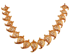 SYRANDRI  1591-14 (chettinadu design gold necklace)