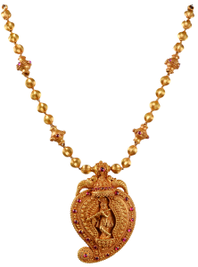 SYRANDRI P 1597-14 (chettinadu design gold necklace)