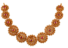 SYARNDRI N 1608-14(chettinadu design gold necklace) 