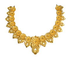 PURABHI  N 5104-14 (CALCUTTA DESIGNS IN GOLD NECKLACE) 