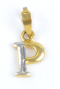 SING P 0736-10 (   Singapore design gold pendant with stone )