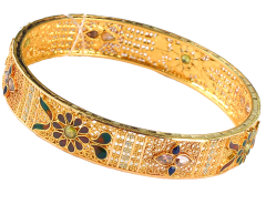 PURABI BB 2641-11(CALCUTTA DESIGN GOLD BANGLE)