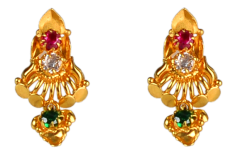 PURABI  ER 9890-13 (CALCUTTA DESIGN EARRINGS)