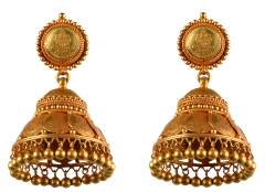 SYRANDRI DESIGN EARRING1684-14(CHETTINAD DESIGN JIMMIKKI) 