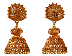 SYRANDRI DESIGN EARRING1-14(CHETTINAD DESIGN JIMMIKKI) 