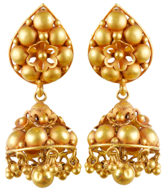 SYRANDRI DESIGN EARRING1686-14(CHETTINAD DESIGN JIMMIKKI) 