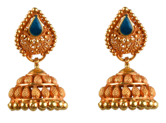 SYRANDRI DESIGN EARRING1688-14(CHETTINAD DESIGN JIMMIKKI) 