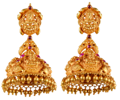 SYRANDRI DESIGN EARRING1689-14(CHETTINAD DESIGN JIMMIKKI) 