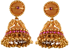 SYRANDRI DESIGN EARRING1696-14(CHETTINAD DESIGN JIMMIKKI) 