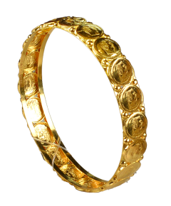 POURVIKA I BB 2115-14(TRADITIONAL DESIGN GOLD BANGLE) 