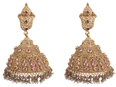 SYRANDRI EARRINGS 1775-13(CHETTINADU  DESIGN JIMUKKI) 