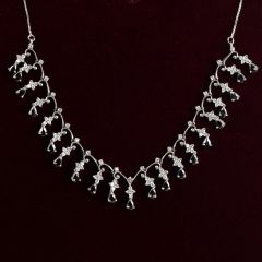 Dakshin Necklace 16(singapore design silver necklace)