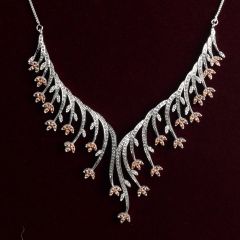 Dakshin Necklace 15(singapore design silver necklace)