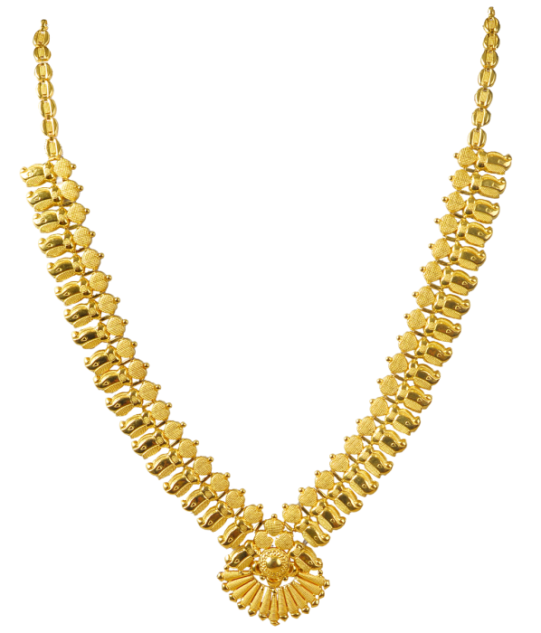 Neck chain design gold top