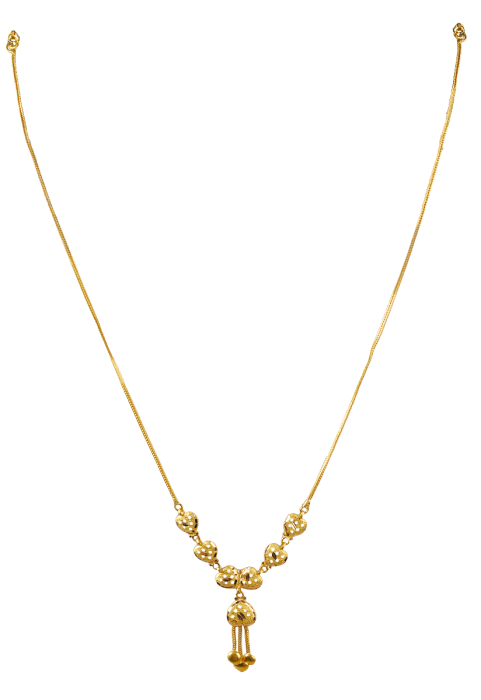 THANMAYI N 1657 13 Kerala design gold necklace