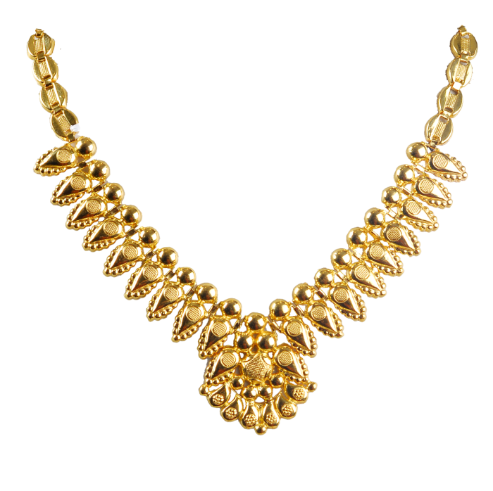 THANMAY N 1916 13 kerala design gold necklace