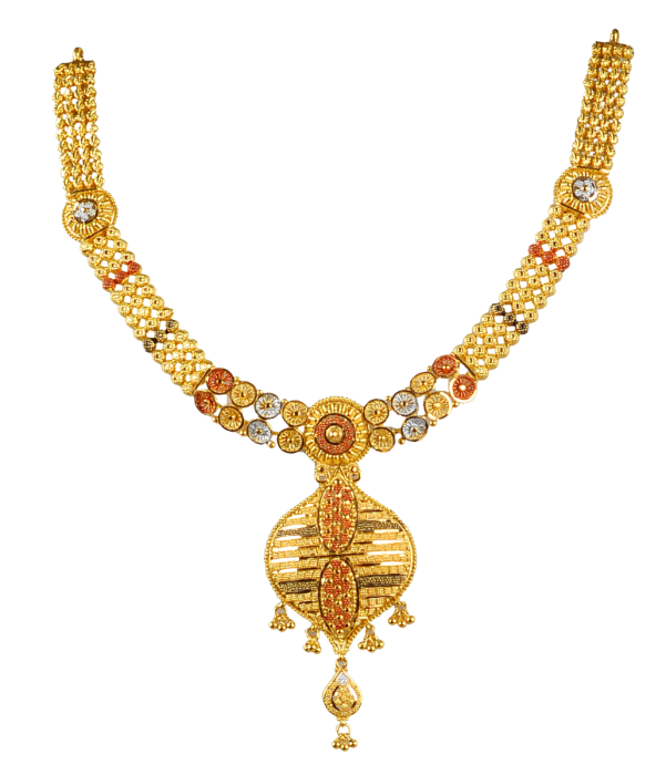 PURABI N 3183 13 Calcutta design gold necklace