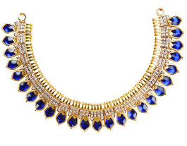POURVIKA N 9739 13 Traditional nagapadam necklace