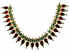 POURVIKA  N 0916-12 ( Traditional Kerala nagapadam necklace )