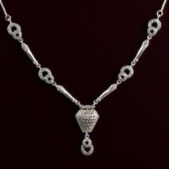 Dakshin Necklace 25(singapore design silver necklace)